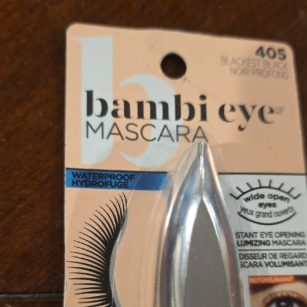 (J52) L'Oreal Bambi Eye Mascara in Blackest Black 405 Waterproof
